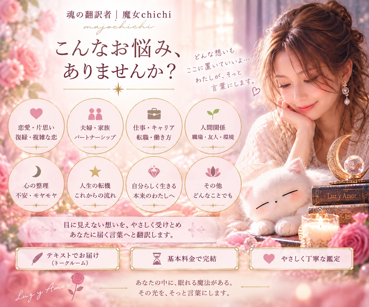 HSPさんの心の声を丁寧に言葉にします 繊細な想いを受け取り、心に届く言葉へ紡ぎます イメージ2