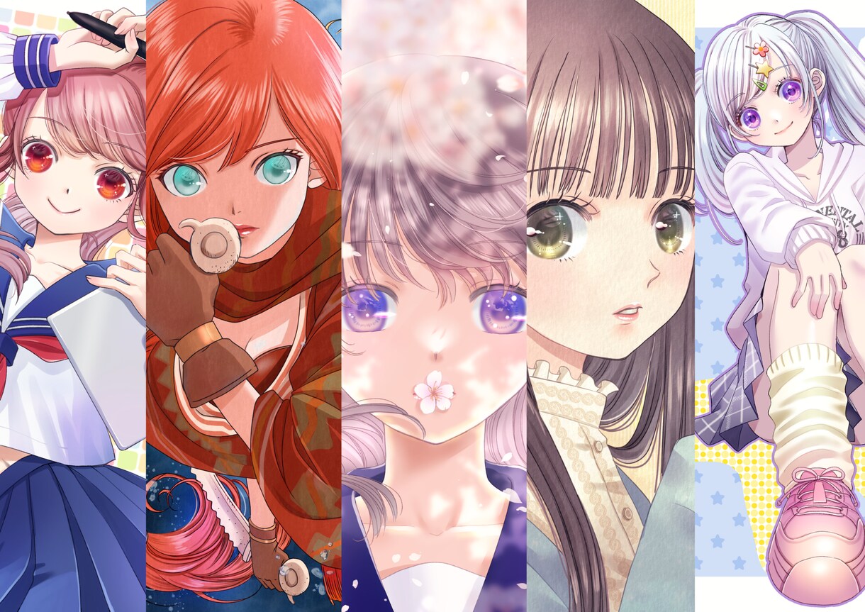 かわいい女の子のイラスト描きます やわらかいタッチで女の子を描きます。アイコンや一枚絵にどうぞ イメージ5