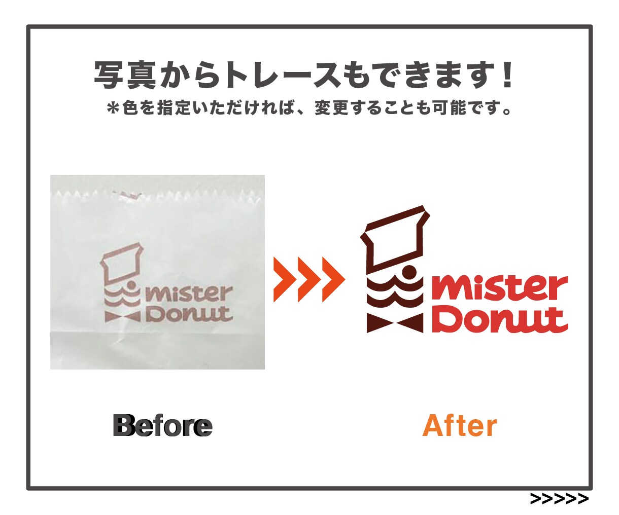 イラストやロゴ等を迅速かつ丁寧にトレースします 〜デジタルデータを必要とする方へ〜 イメージ3
