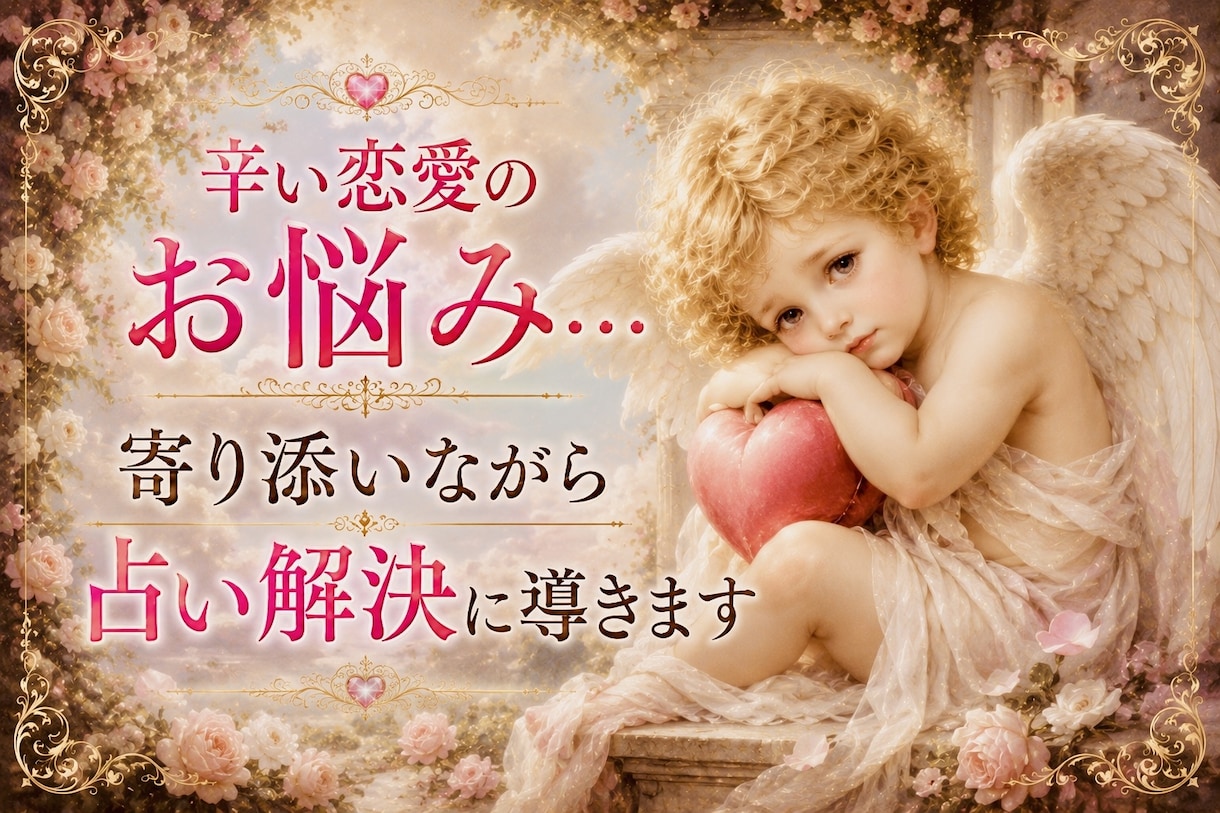 辛い恋愛のお悩み…寄り添いながら占い解決に導きます ✨天使タロットリーディング貴方の恋に最適な未来を選ぶお手伝い イメージ10