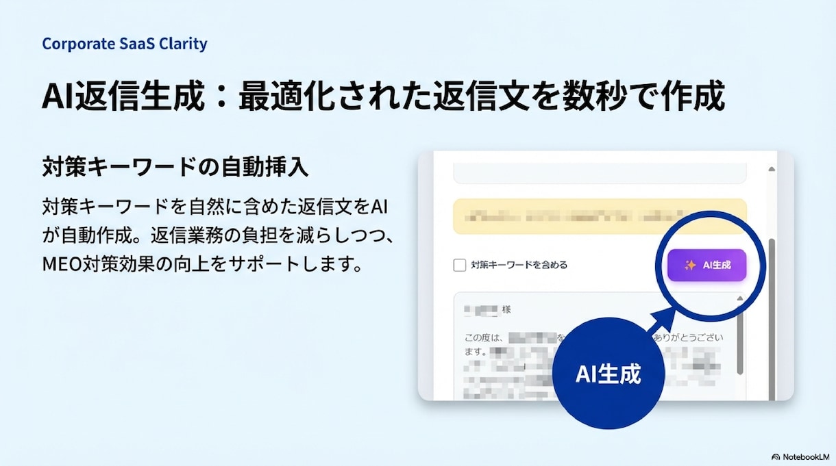 AI機能付き!!MEO対策用ツールを提供します 外注せず自分で上位表示を目指せます イメージ7