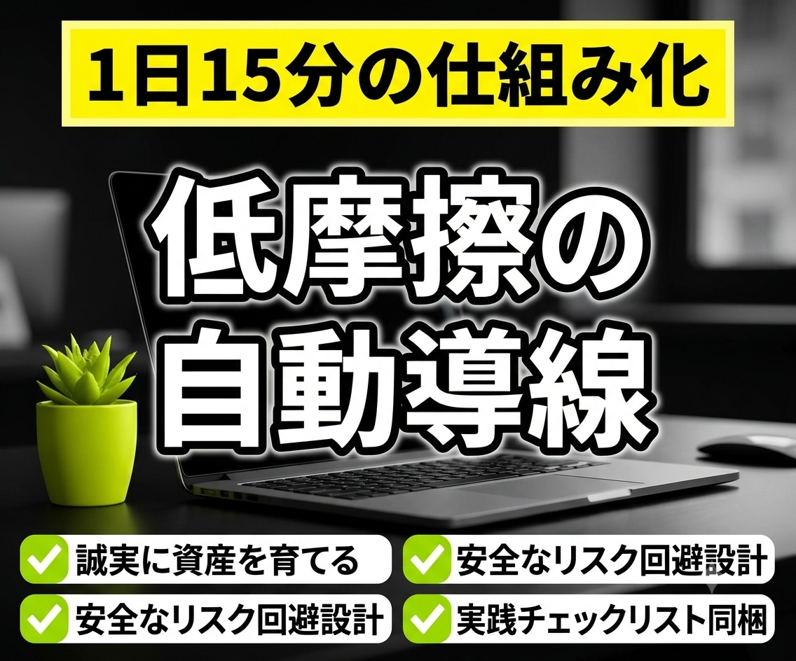個人で中長期に強い自動化の仕組みを構築できます 初動72時間で構築する、誠実な価値循環アフィリエイトの設計図 イメージ1