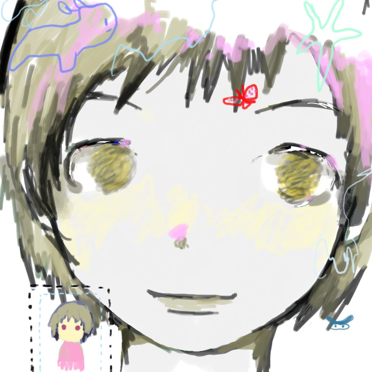 コラージュ感のある可愛いアイコンを作成します コラージュ感のある可愛いラフタッチアイコンを作成します。 イメージ2