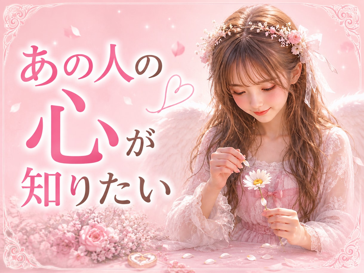 あの人の気持ち、占います あいまいな関係に悩むあなたへ・・・ イメージ3