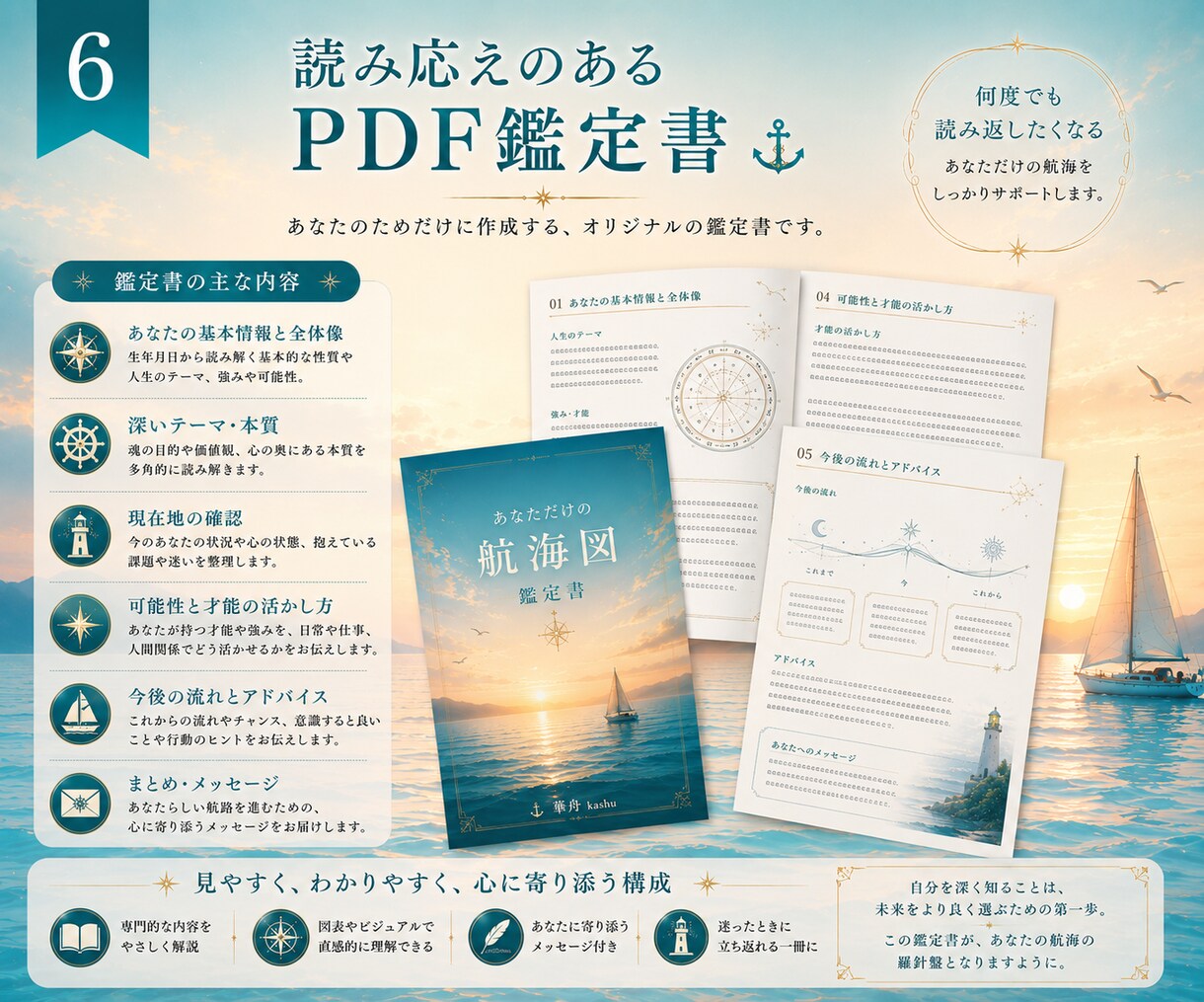 自己理解・才能鑑定｜あなた自身の航海図を描きます 自分らしい航路は、自分を知ることから。 イメージ6