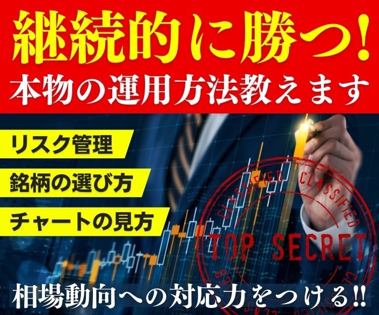 株式の投資スタイル、スクリーニング方法教えます 継続的に勝つ！本物の運用方法教えます。株初心者OK！ イメージ1
