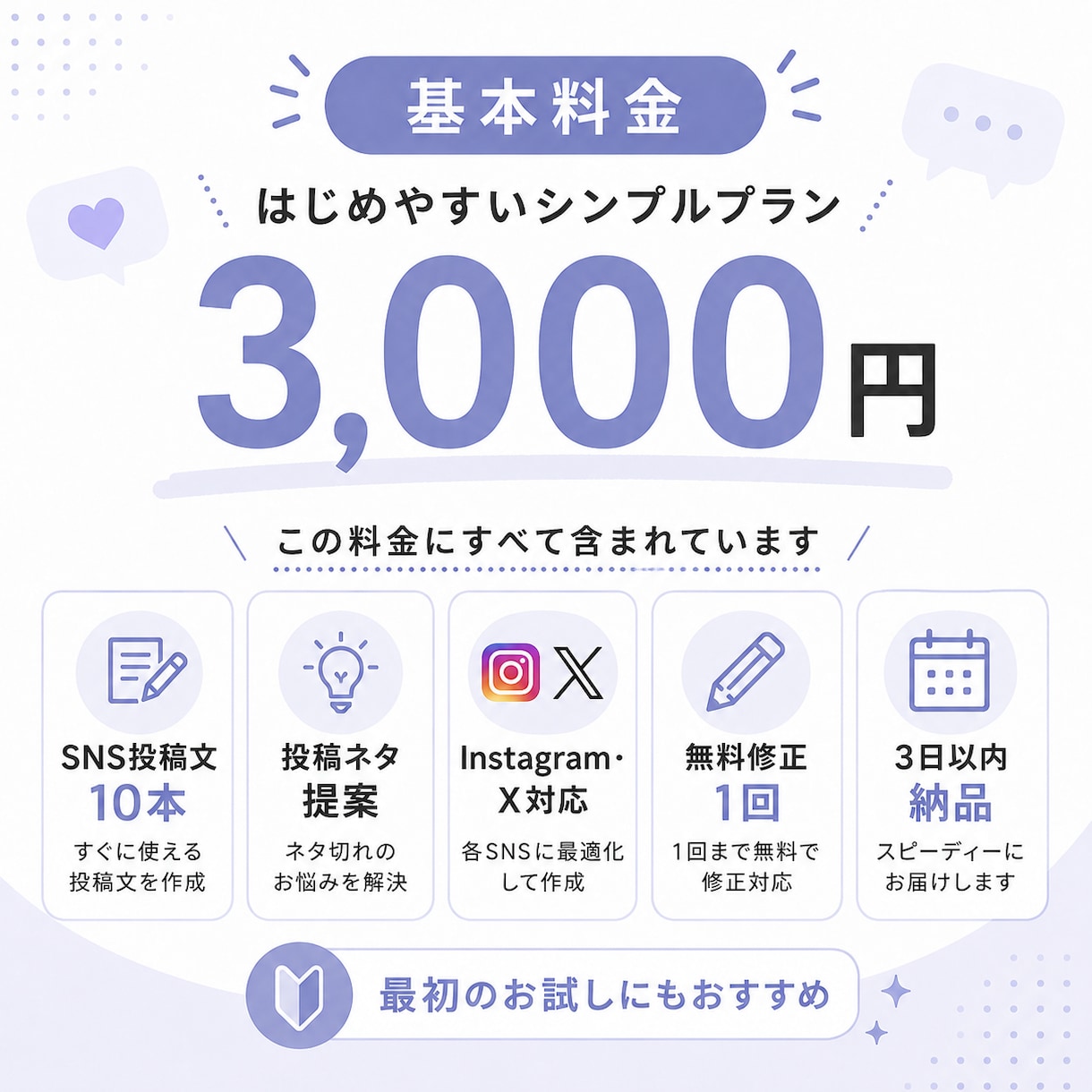 Instagram・X対応｜伝わる文章を作成します 忙しい方へ｜SNS投稿文を読みやすく魅力的に作成します イメージ4