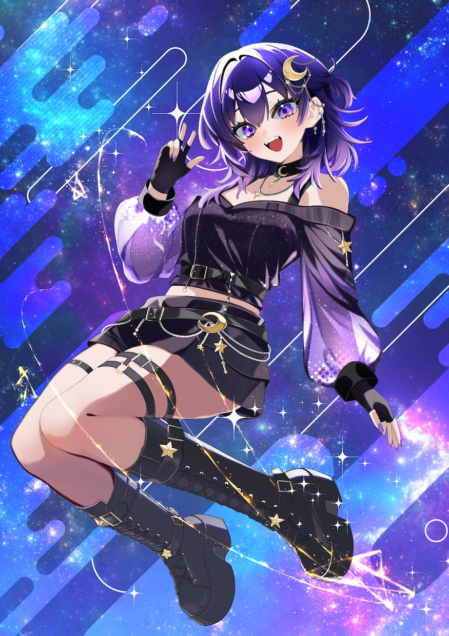 キャラデザ込み立ち絵・制作します 商用利用込み！キャラデザ・全身立ち絵を丁寧に制作します！ イメージ1