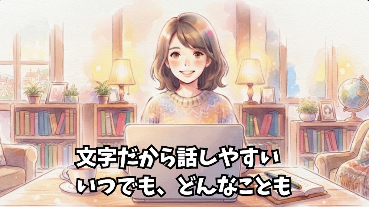 場面緘黙を克服した経験で心に寄り添います 【文字で】誰にも言えない不安を吐き出しませんか？ イメージ4