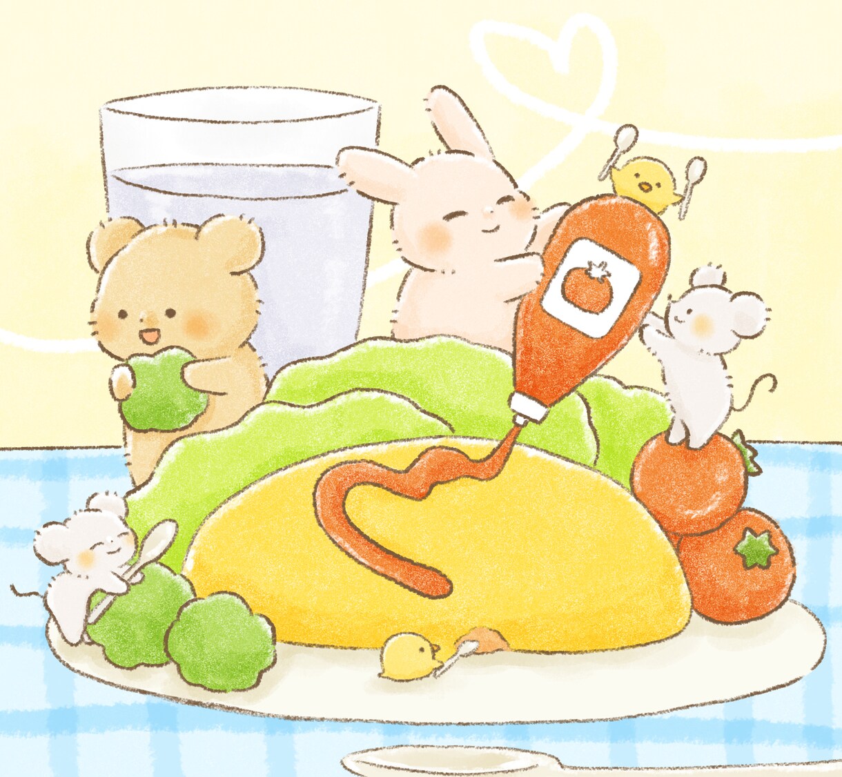絵本や小説の挿し絵お描きします 商用◎あたたかさ感じる優しいタッチで物語を彩ります。 イメージ9