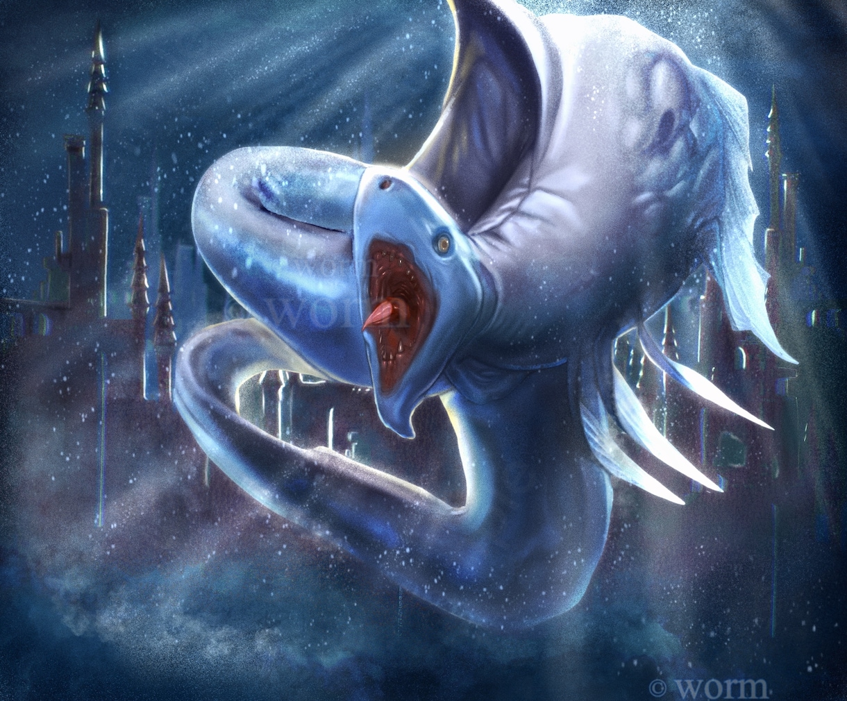 モンスター一枚イラスト描きます モンスターやドラゴンなどの一枚イラストを制作いたします！ イメージ1
