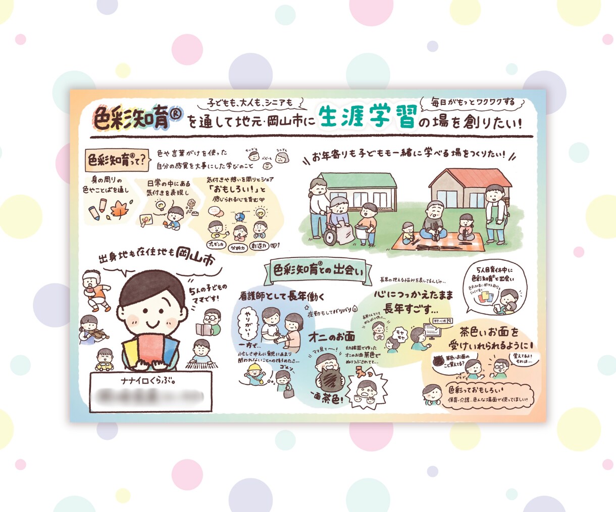 自己紹介・お仕事内容を親しみやすく描きます 手描きで差別化！親しみやすさアップ！パッと伝わる営業ツール イメージ3