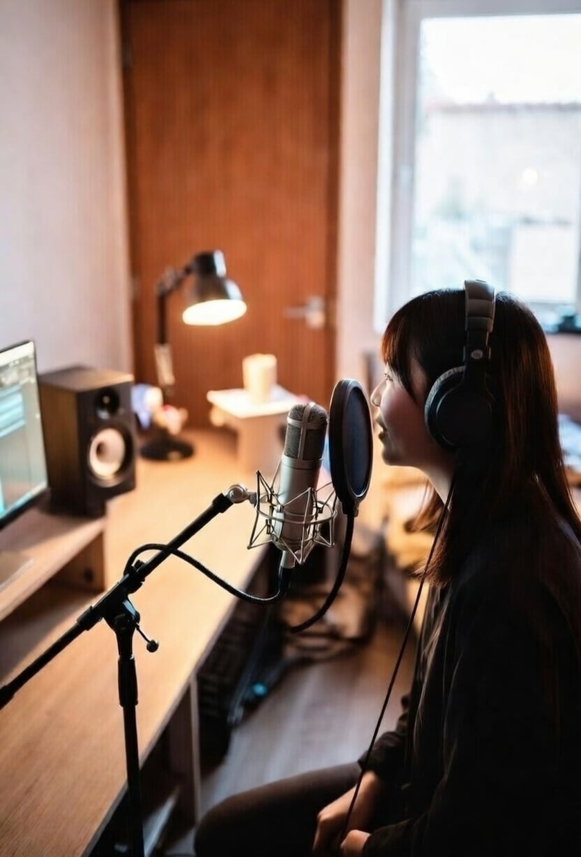 歌ってみたのミックス・マスタリングをします 音源を聴いてプロ仕様のバランスに調整 イメージ1