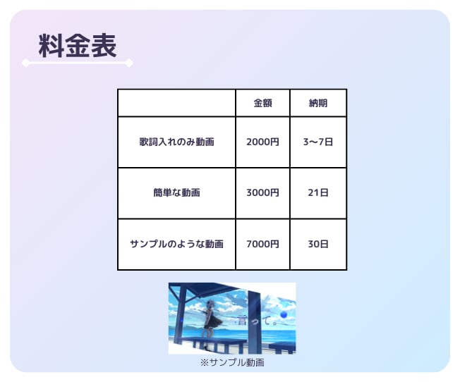 歌ってみたMV作ります あなただけのキレイな歌ってみた動画作りませんか？ イメージ3