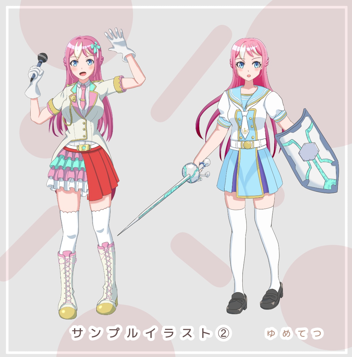 アニメ塗りで目を引く美少女キャラクターを描きます 商用可、IRIAM・ゲーム用等にあなただけのイラストをお届け イメージ4