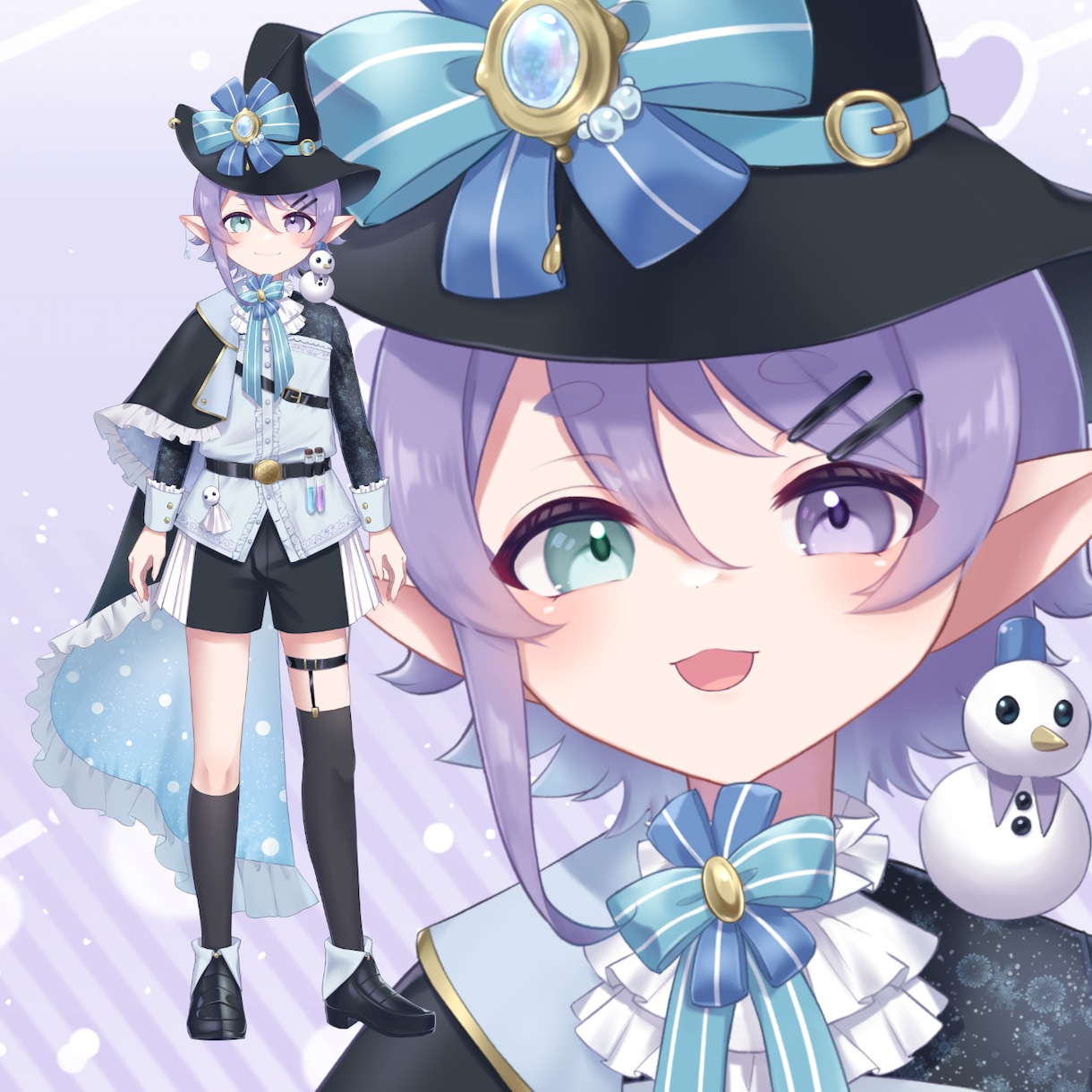 かわいくキレイなLive2D用イラスト描きます 現役セルフ受肉Vtuberがお仕立てします！ イメージ5