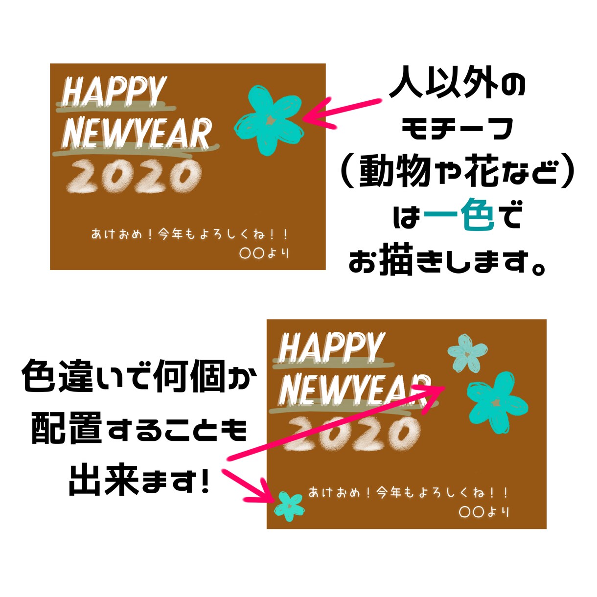 カード描きます！似顔絵も付けられます 直接会うのが難しい方に気持ちを伝えたい方に イメージ6