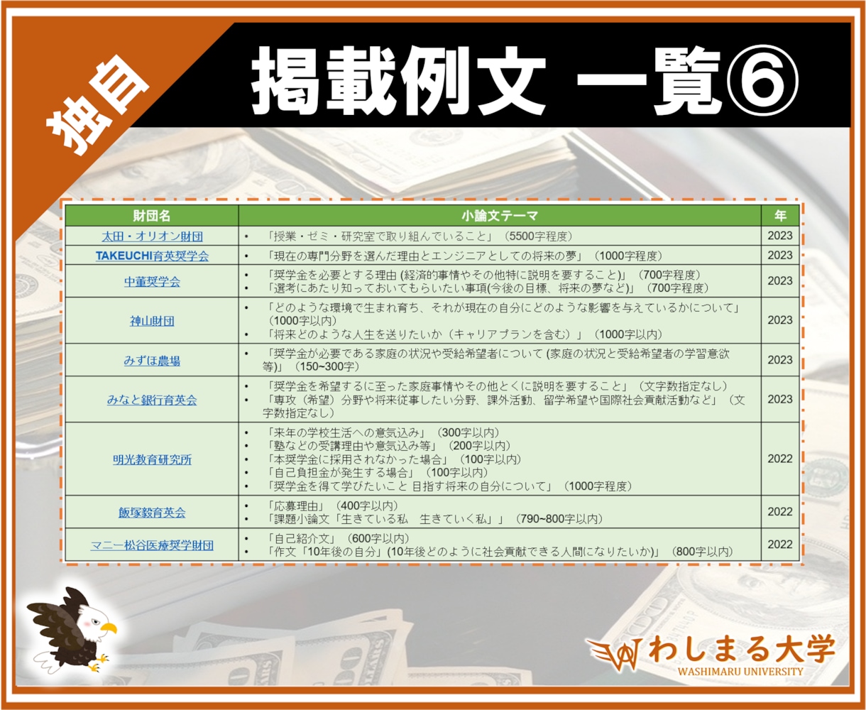大ボリューム❗️奨学金の小論文例文集、提供します 100種以上の作文集！申請テンプレートとして活用しよう！ イメージ7