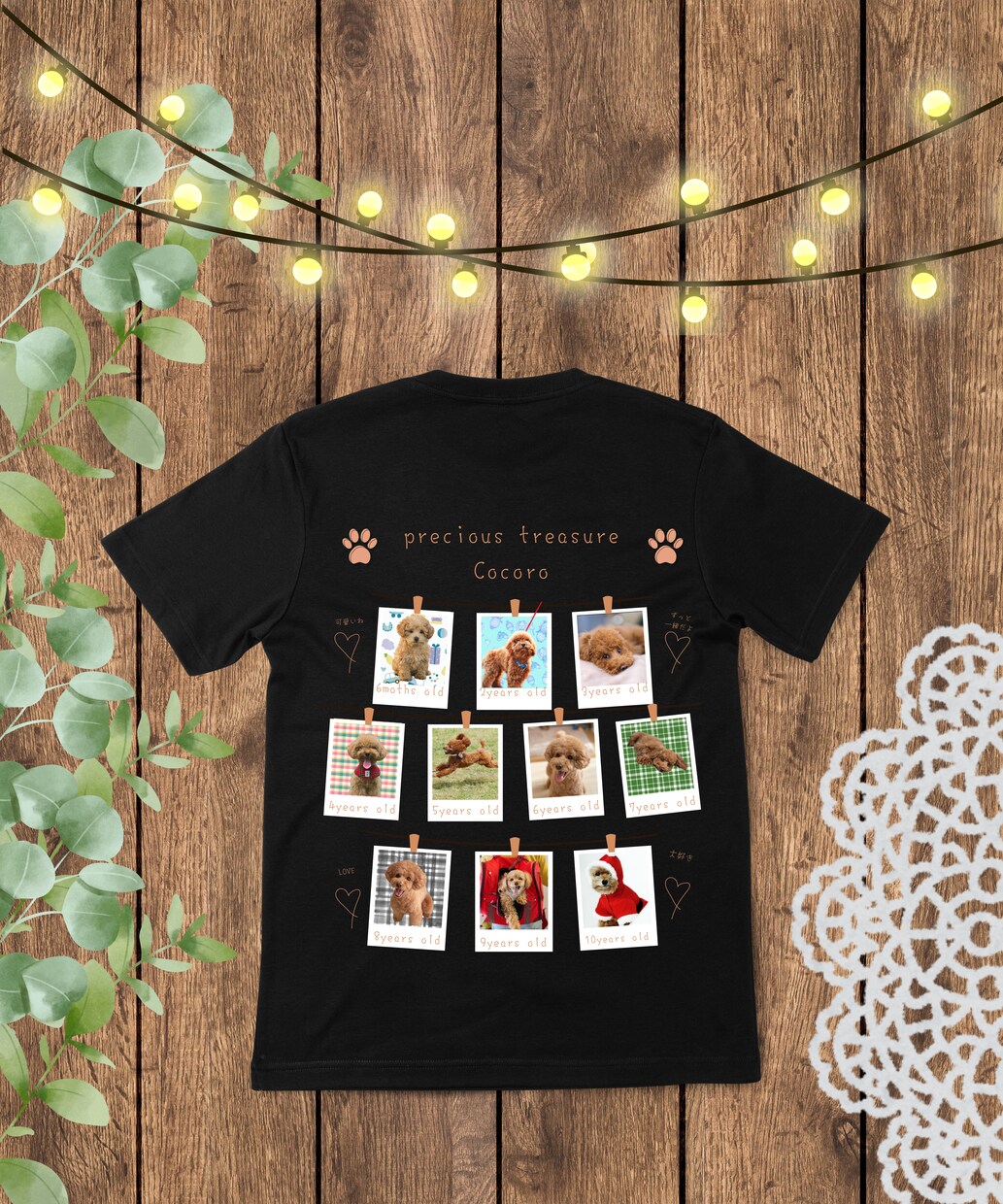 写真10枚Tシャツデザイン制作→印刷→納品します ☆1枚からOKプロが作成したオリジナルtシャツをお届けします イメージ1