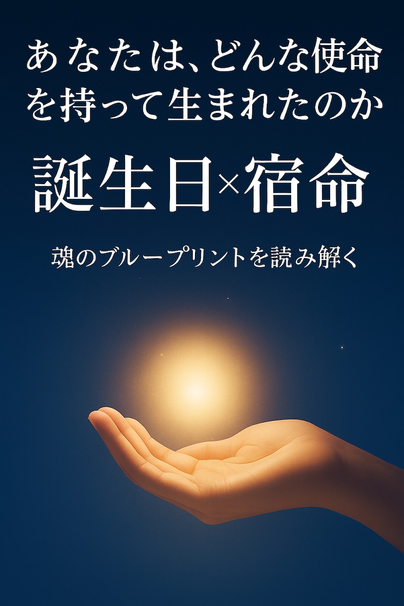 誕生日鑑定書：「自分の選択、これでよかった？」ます 性格・才能・運命の流れを丁寧に読み解く“人生のナビ”鑑定 イメージ1