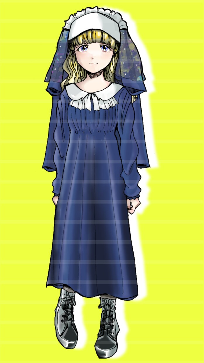 差分9種類！キャラクター立ち絵売ります 可愛いシスターのような女の子です。 イメージ2