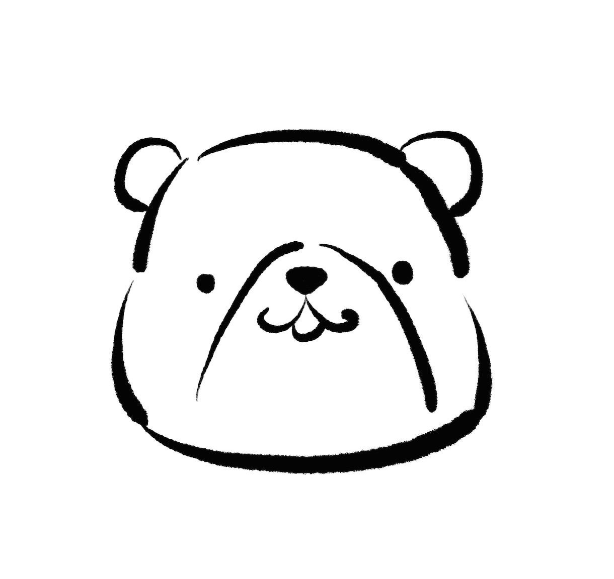 ゆるすぎるタッチのどうぶつを描きます 太めのペンで、ゆるっとどうぶつを描きます。アイコンなどに。 イメージ1