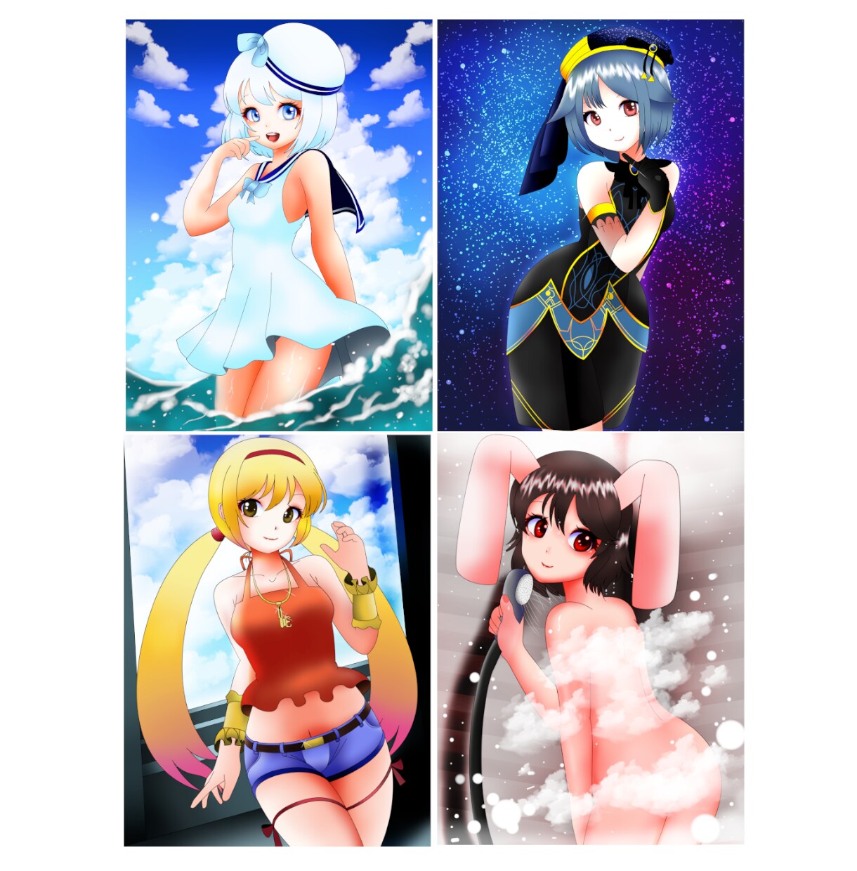 バッジのような立体的で、個性的なアイコンを描きます アイコンや一枚絵の作成！個性的で特徴的だと高い評価を獲得！！ イメージ3