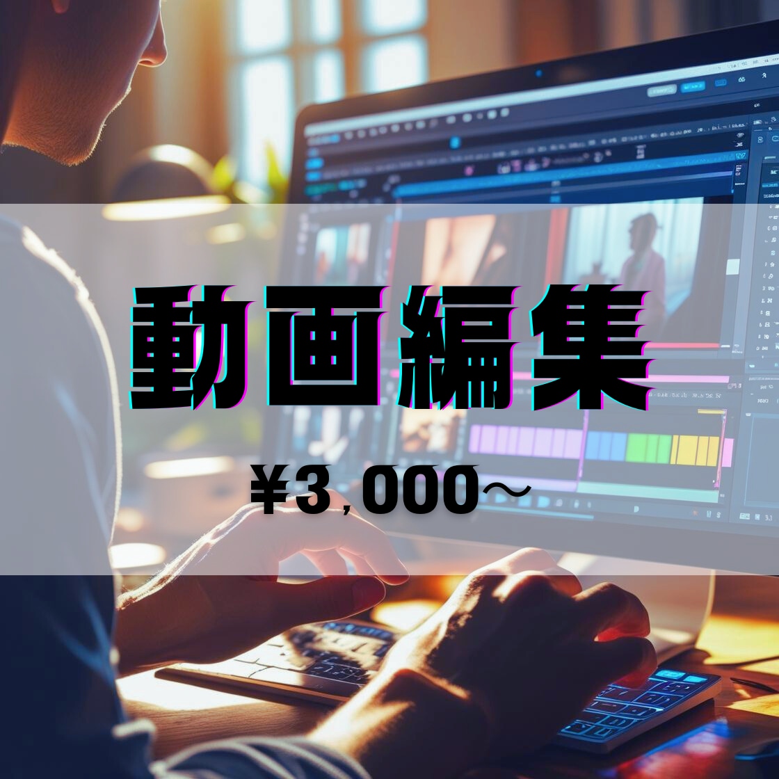 1本￥3,000～ 動画編集します 美容/コスメ/エンタメ系　テンポの良い動画を制作します！ イメージ1