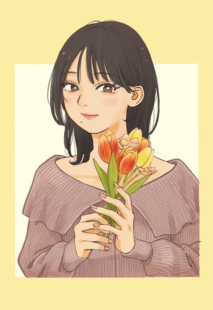 お写真から可愛い似顔絵作成します SNSアイコンやサムネイルに、大人かわいい似顔絵制作します イメージ2