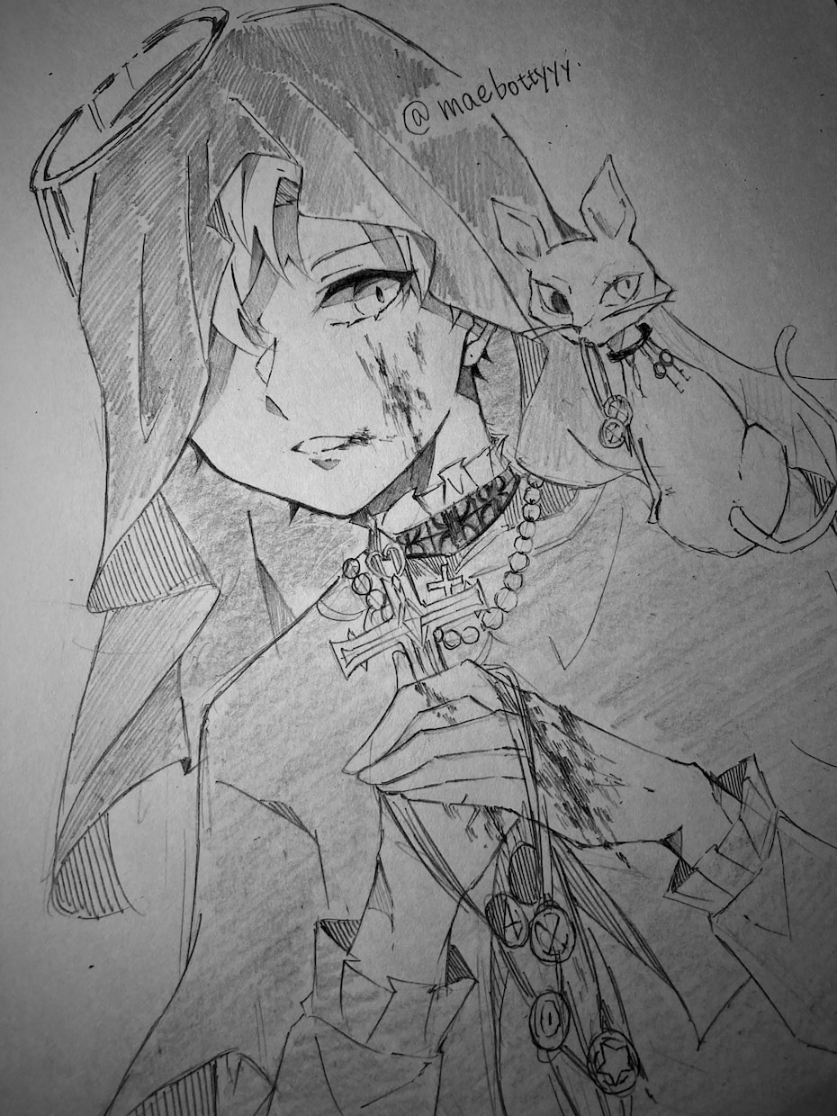 オーダーイラストを描きます アナログイラスト夢絵もオリキャラも描きます イメージ3