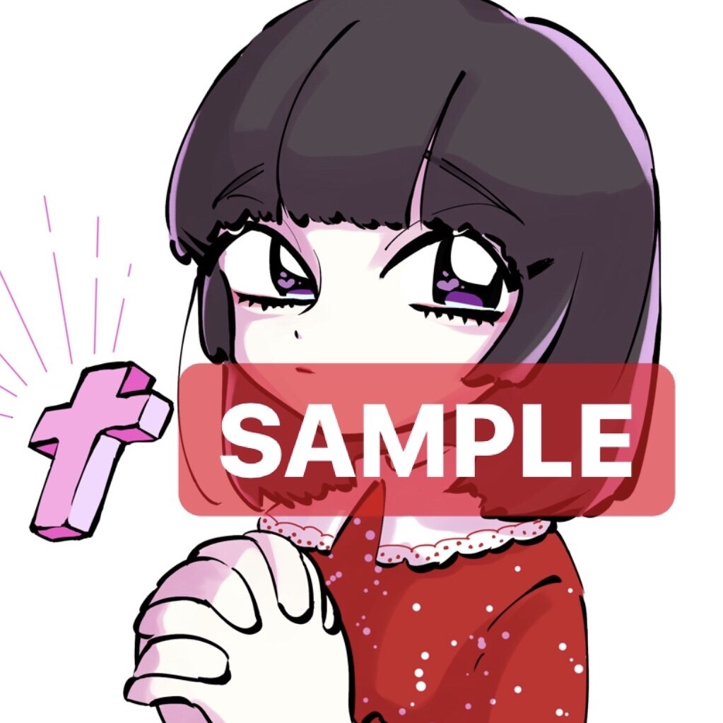 地雷かわいい♡イラスト等描きます 個性強めのイラストでバリバリ目立っちゃいましょう！ イメージ1