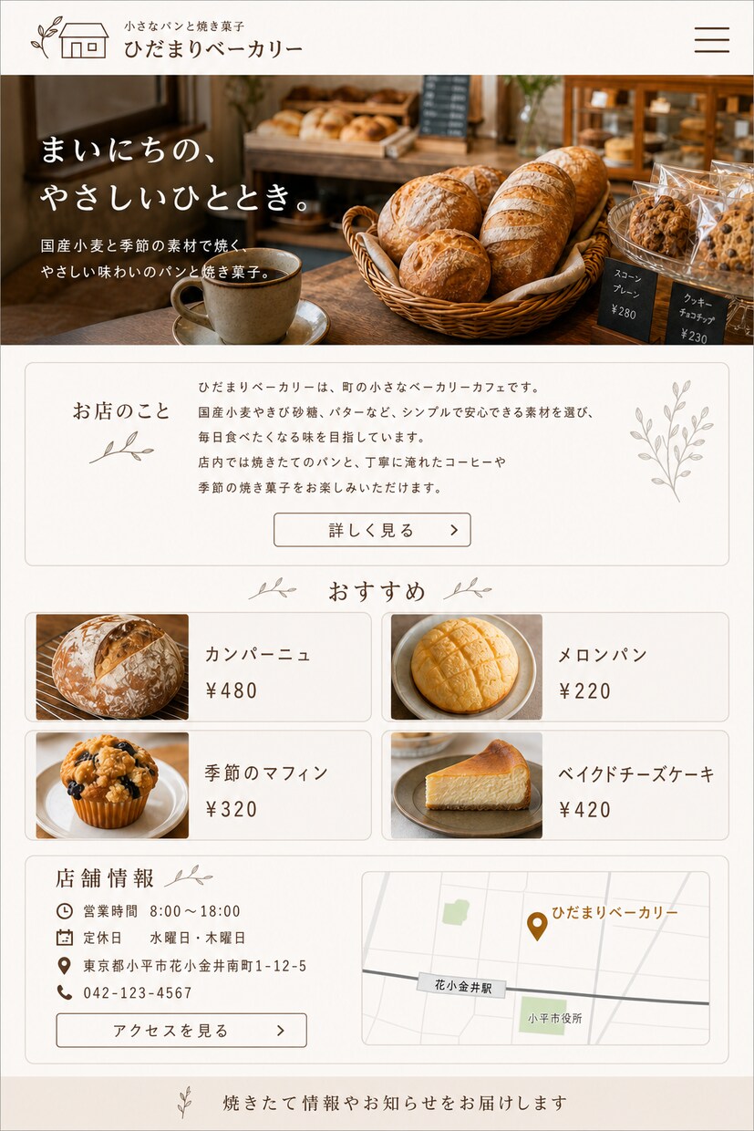 お店のホームページを公開まで制作します 更新しやすい店舗サイトを5〜10日で公開します イメージ5