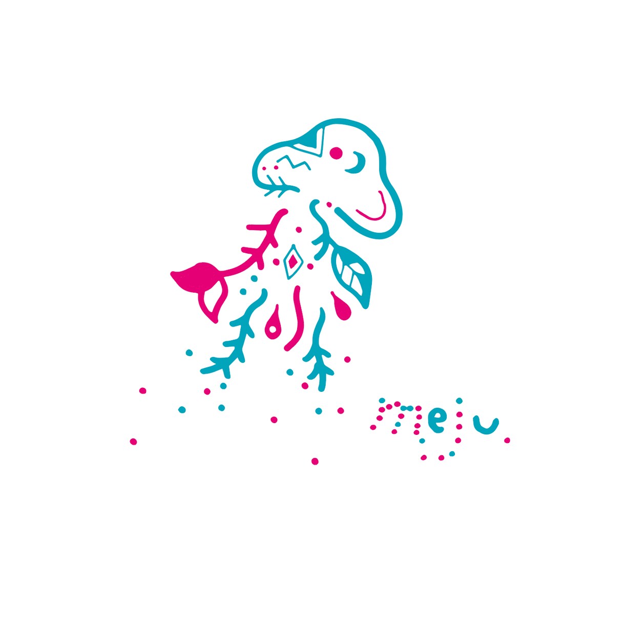 センス良く、かわいい２色のイラストデザインします 宇宙でサイケでボタニカルでトリッピーな独特な世界観で描きます イメージ7