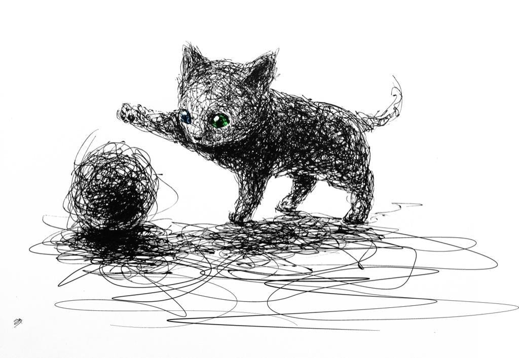 ペン画イラスト描きます モノクロタッチの個性ある動物イラストで目を惹きませんか？ イメージ3