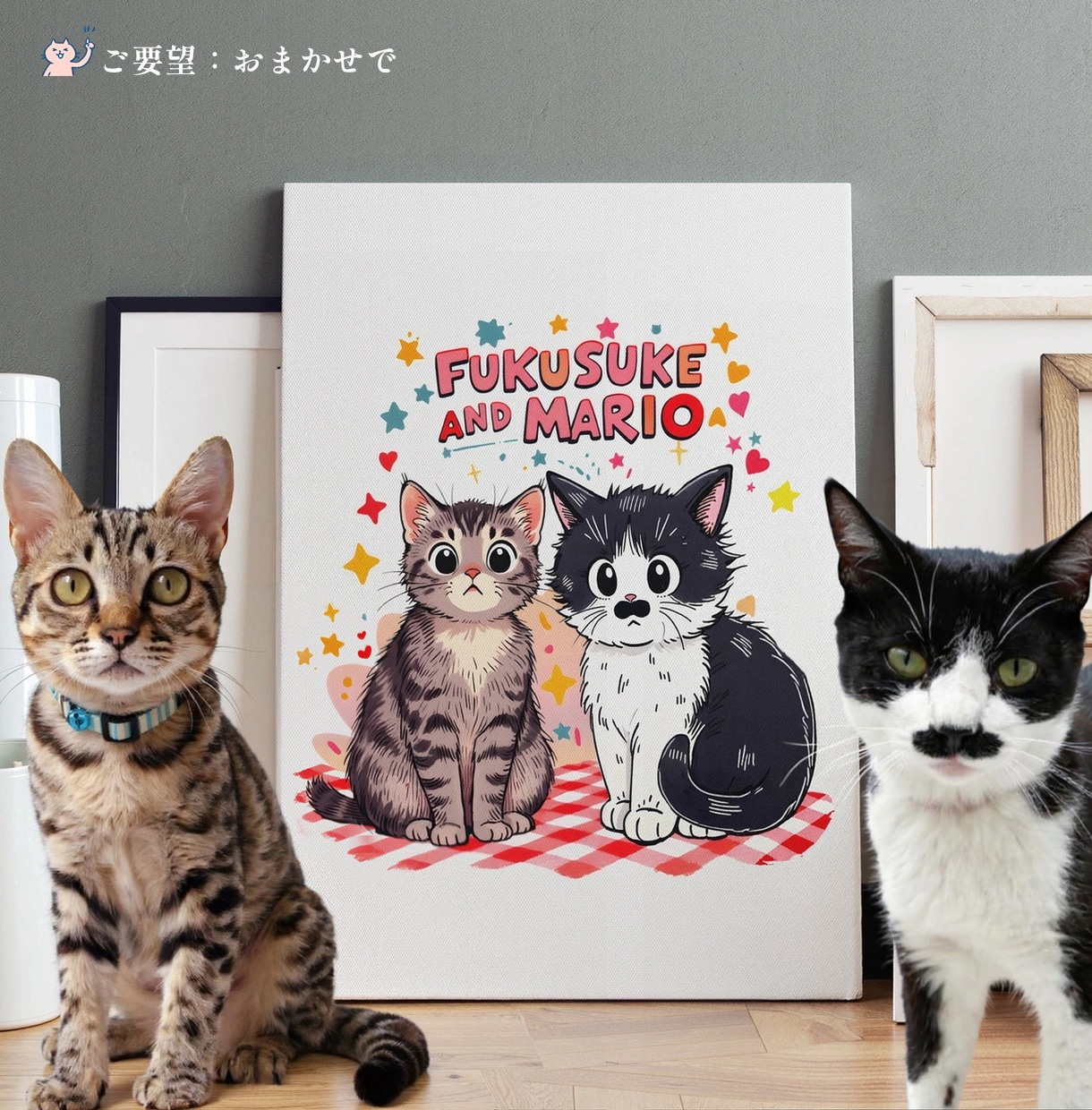 うちの子・ペット似顔絵をポップなイラストで描きます 犬・猫・うさぎ｜商用OK・グッズ制作にも対応 イメージ6