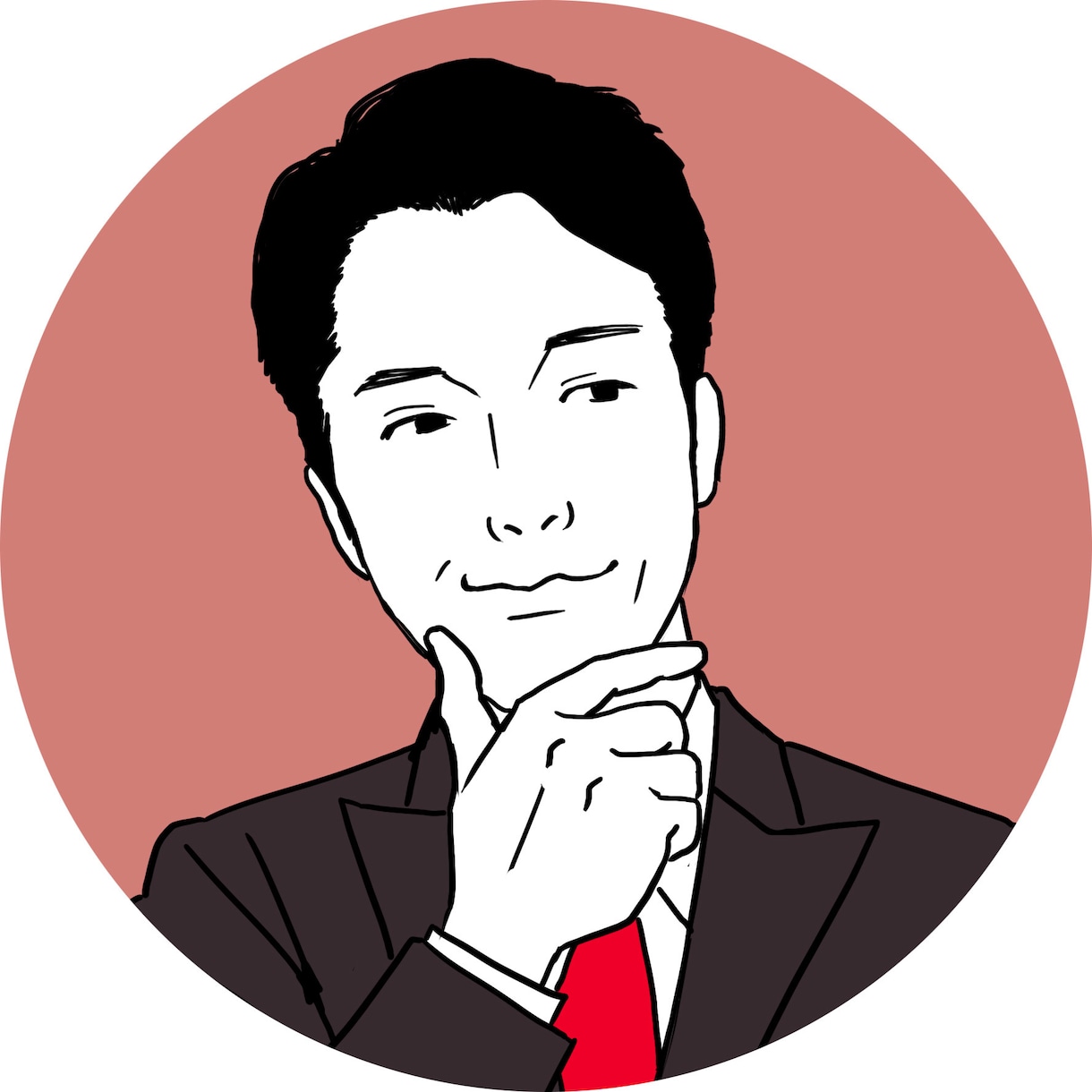 似てるのにかっこいい！盛れる似顔絵アイコン描きます 商用利用OK・短納期可／ビジネスに最適アイコンで差別化 イメージ3