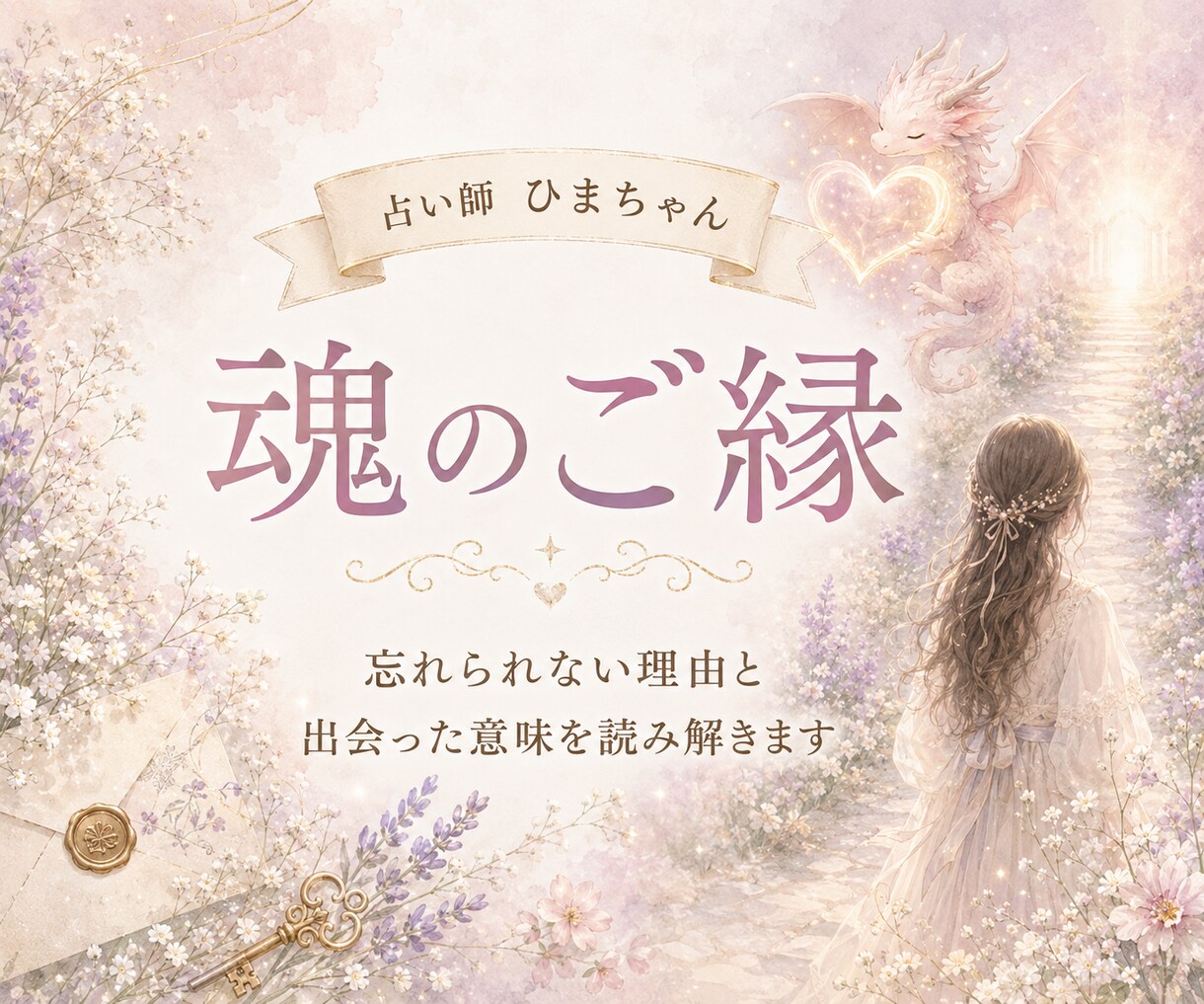 魂のご縁を読み解き、出会った意味をお伝えします 忘れられない理由、ご縁の意味を丁寧に読み解きます。 イメージ1