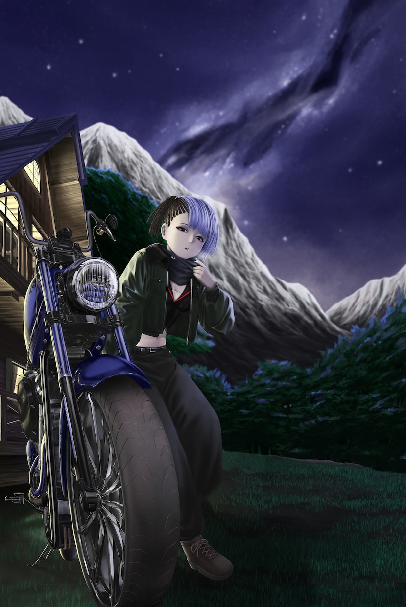 雰囲気・世界観重視の一枚絵イラスト制作します 世界観、コンセプトを重視しています。 イメージ2