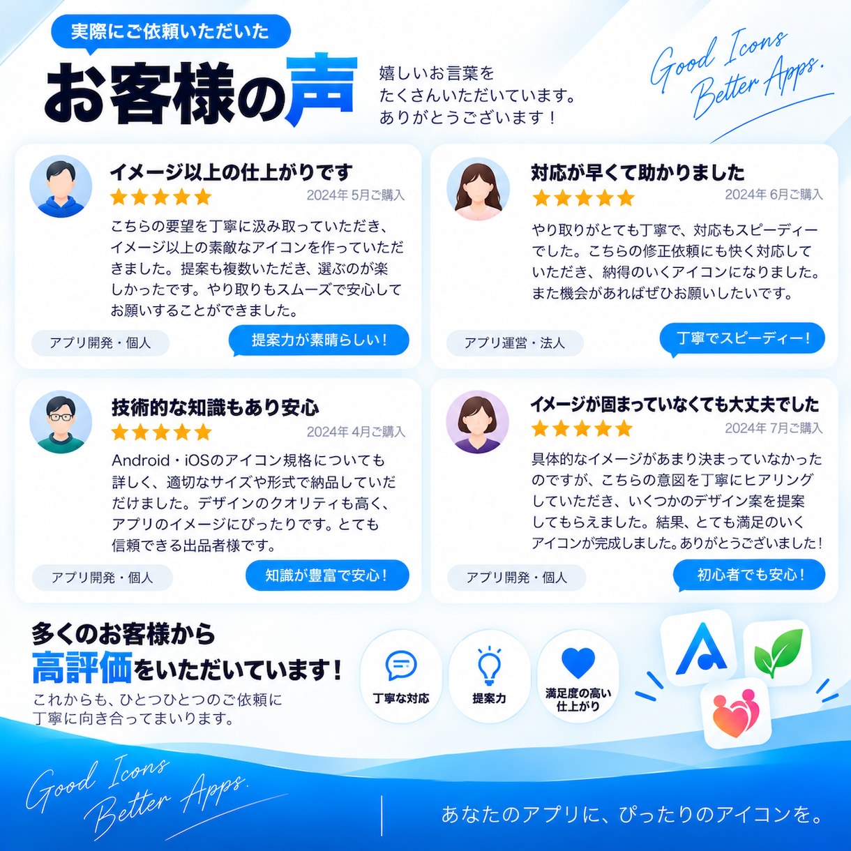 プロがスマホアプリのアイコンをデザインします アプリの印象を決める、シンプルで伝わるアイコンを制作 イメージ8