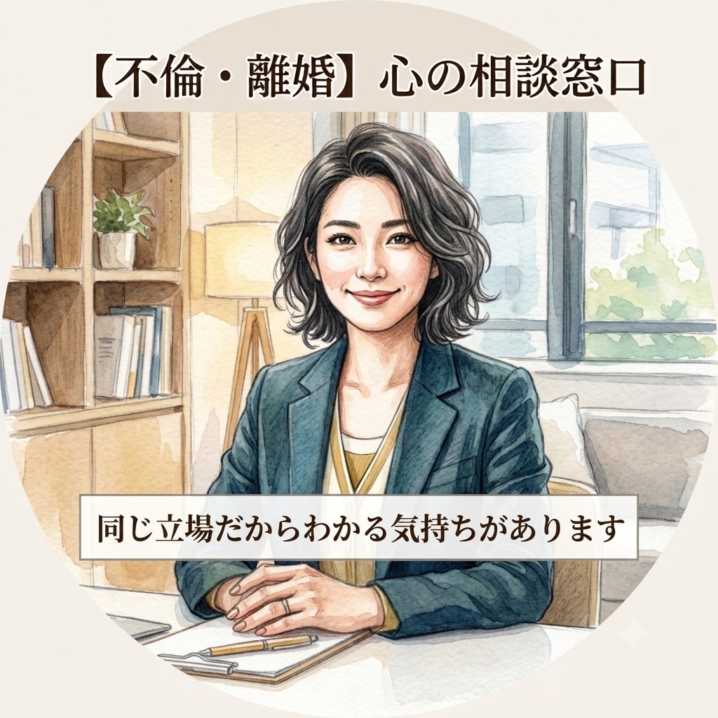 夫の不倫で苦しいあなたのお話をお聞きします サレ妻経験者だから話せる気持ちが、ここにはあります イメージ1