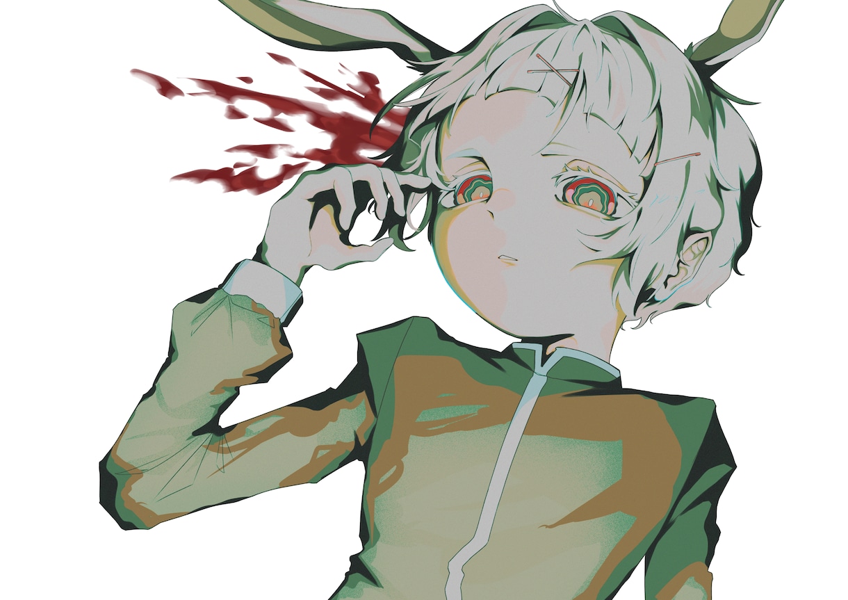 不気味ポップなキャラクターイラストを制作します ポップなものからホラーなものまで様々なイラストを描きます。 イメージ5