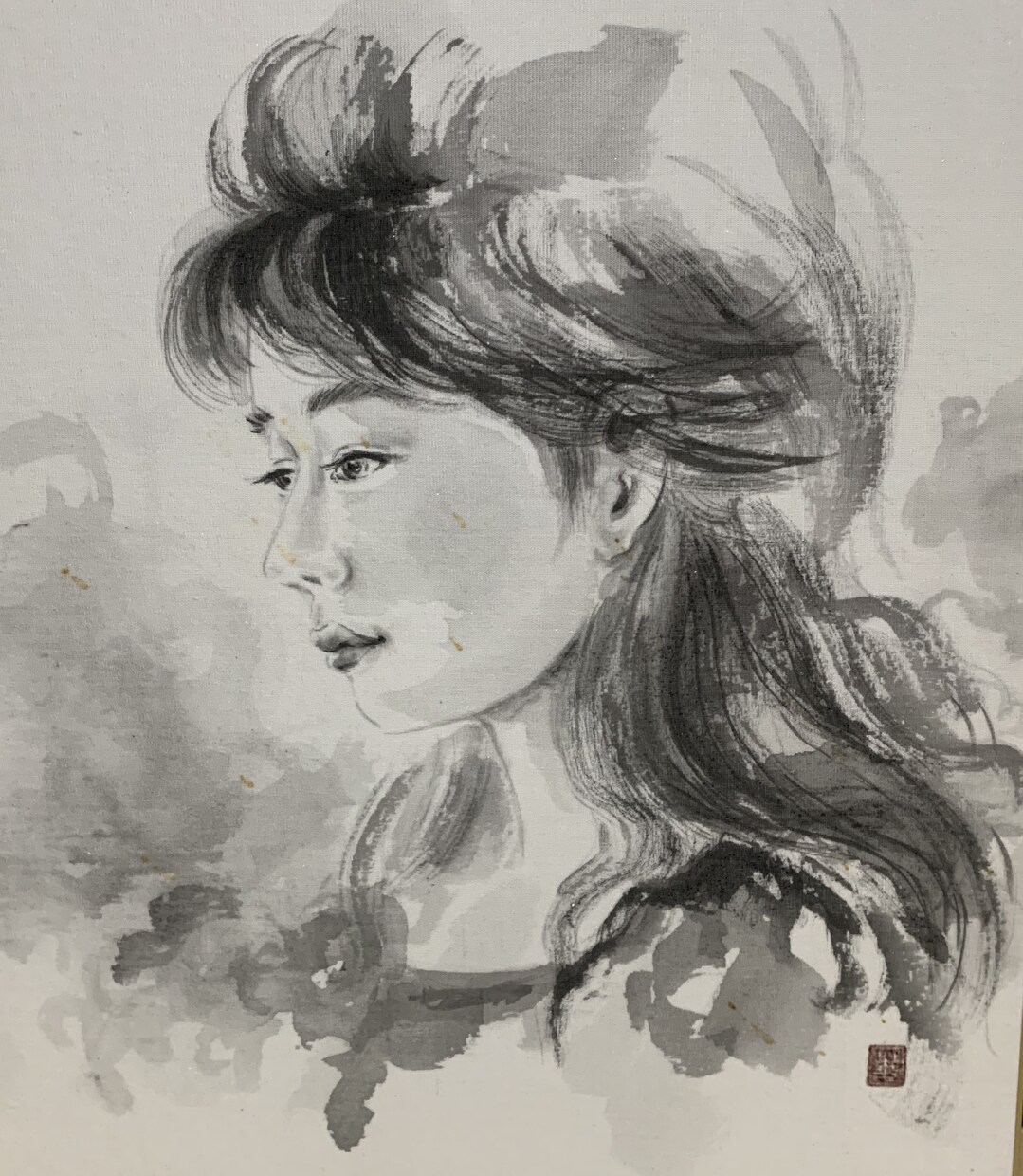 水墨画であなたのお気に入りを描きます ペット、風景、似顔絵、写真より描きます。大きさも自由です。 イメージ5