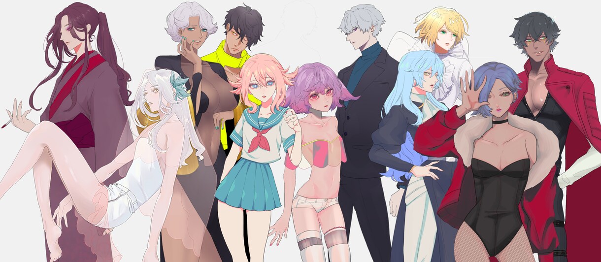 TRPG、ゲームの立ち絵承ります スピーディな対応が売り！最短2日で納品できます！ イメージ1