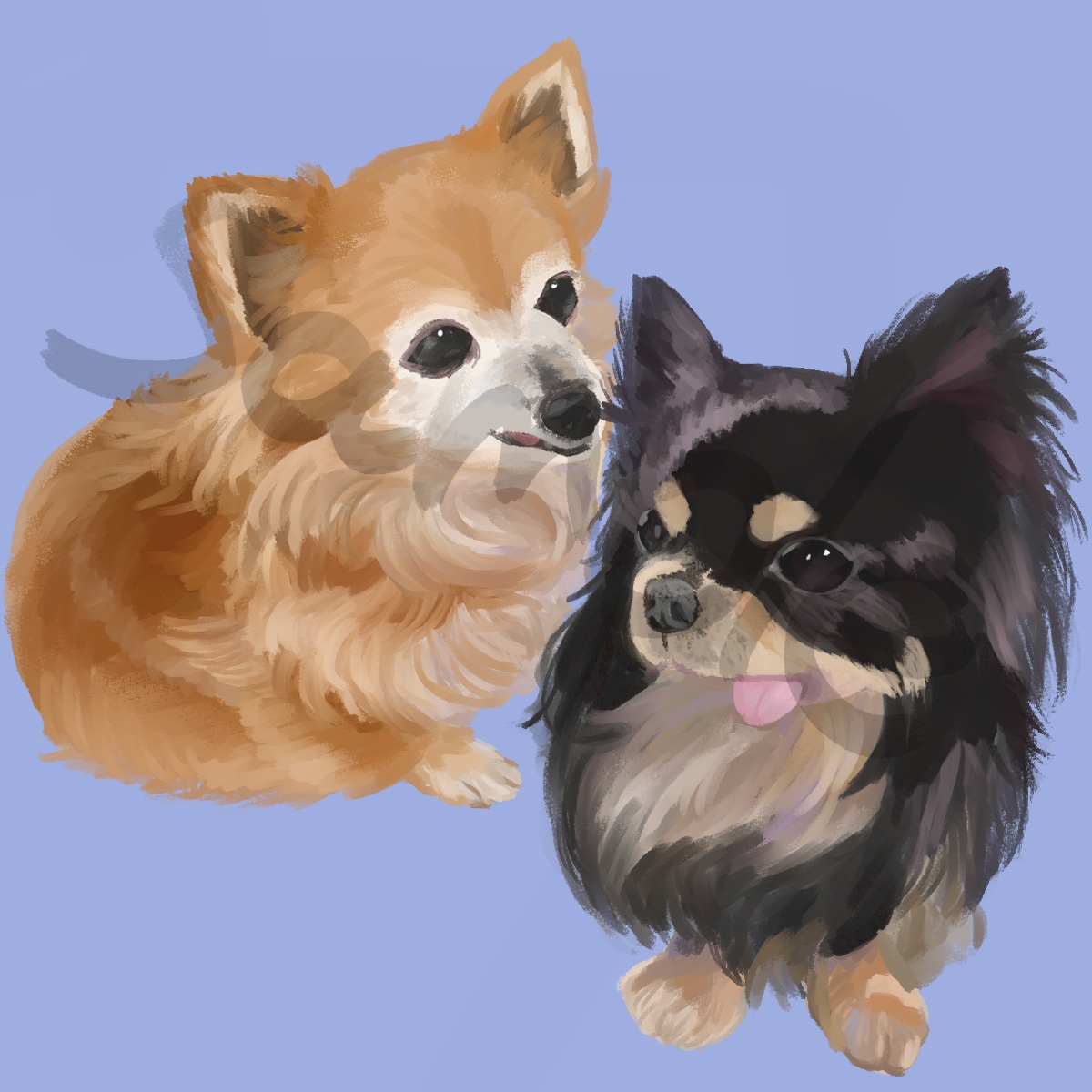リアルでかわいい愛犬の似顔絵描きます 写真からイラストにしますイラスト/犬/似顔絵 イメージ3