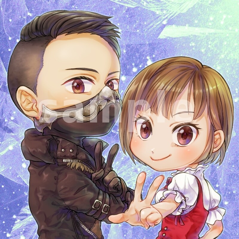 いきいき♪表情のイラストをお描きします 待ち受け、サムネイル、記念イラストなども承ります イメージ3