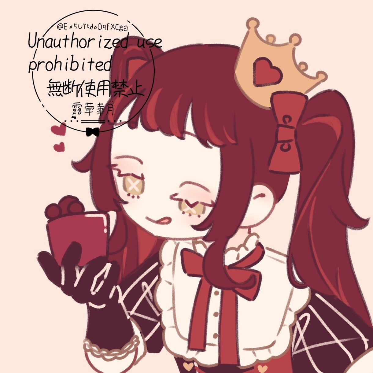 可愛らしい女の子のアイコンイラストを描きます SNSのアイコンに使える女の子のデフォルメイラスト イメージ1