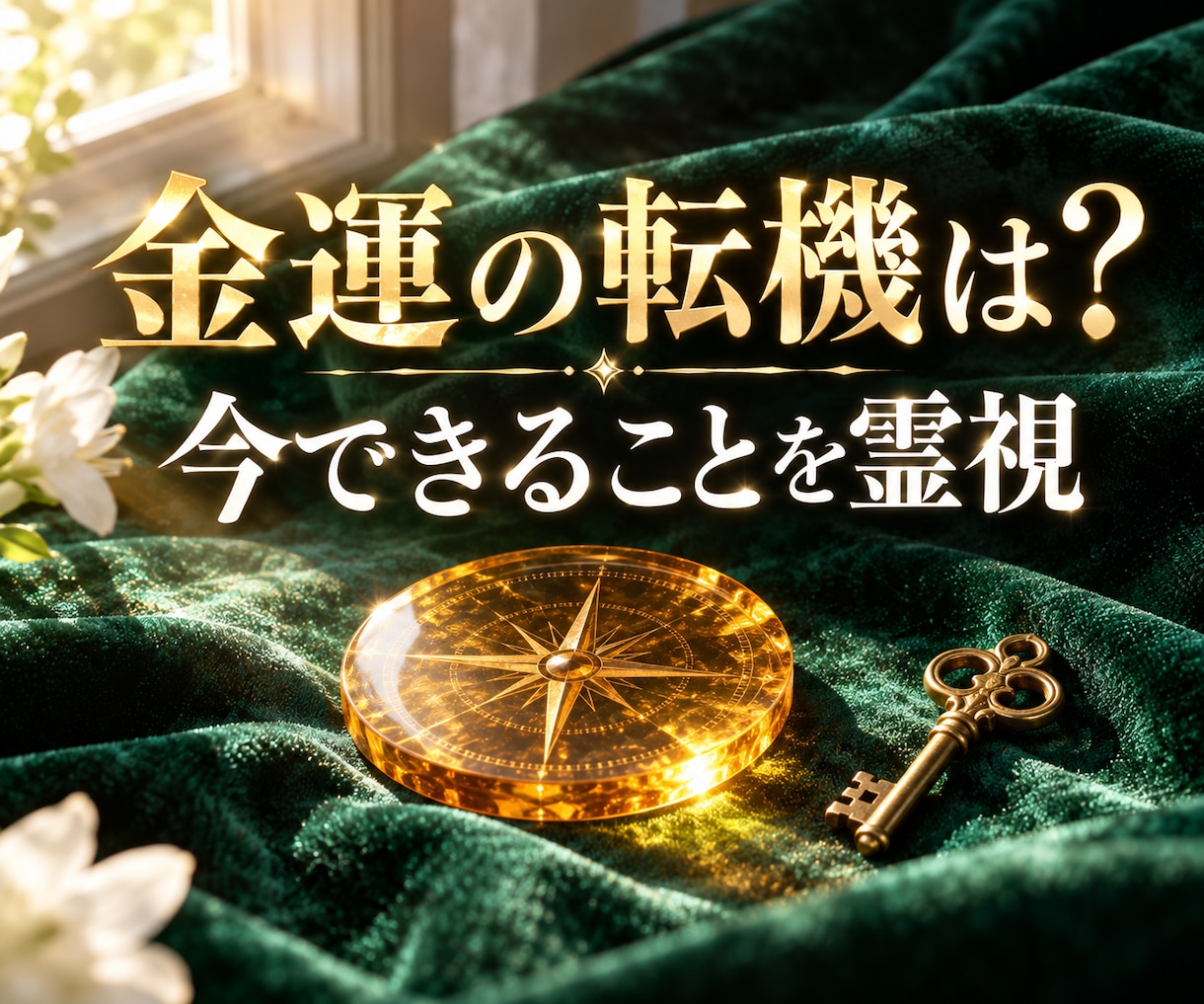 金運の転機と今できることを霊視で読み解きます 今の金運と今後３か月の好機、試せる行動を読む イメージ1