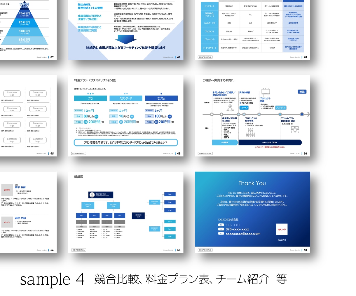 すぐに使える！パワポのテンプレートを販売します 会社案内や営業資料を効率よくきれいに自作するために イメージ7