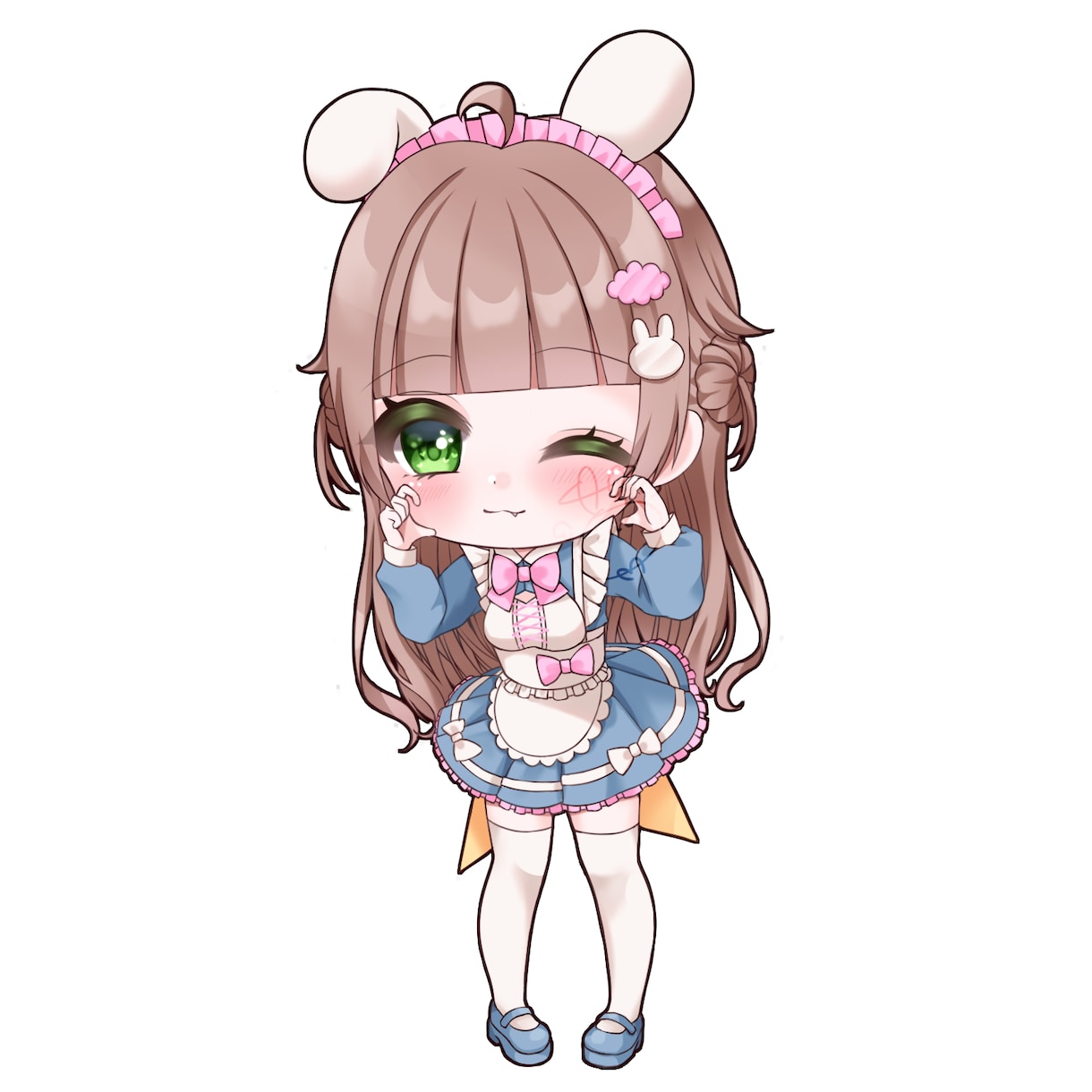 かわいい♡キラキラ!!アイコン描きます ペアやSNS、活動など◇納品2、3週間〜 イメージ3
