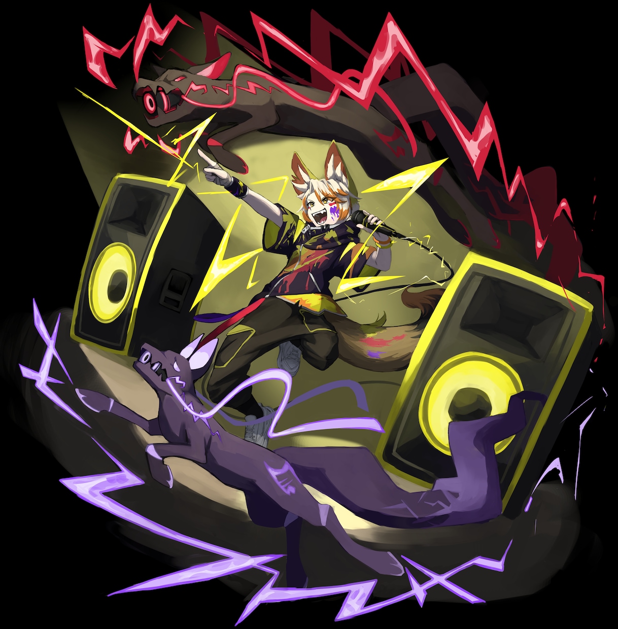ドラマチックでスタイリッシュなアニメ調イラストます 一枚絵、全身イラスト、バストアップイラスト イメージ3